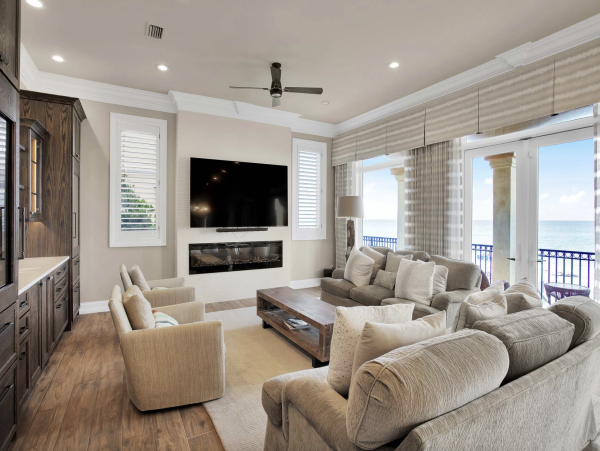 Destin Beachfront Vacation Rental - Luxury Gulf Front Home with Pool & Theatre